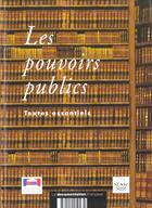 Couverture du livre « Les pouvoirs publics ; textes essentiels » de  aux éditions Documentation Francaise