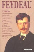 Couverture du livre « Theatre » de Feydeau/Murat aux éditions Omnibus
