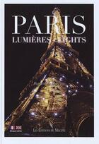 Couverture du livre « Paris ; lumières/lights » de Patrice De Moncan aux éditions Mecene