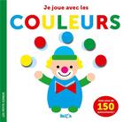 Couverture du livre « Les petits curieux autocollants - les couleurs » de  aux éditions Le Ballon