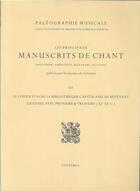 Couverture du livre « Paléographie musicale XV ; les principaux manuscrits de chant » de  aux éditions Solesmes