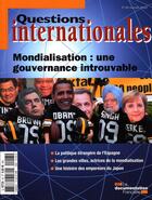 Couverture du livre « Revue questions internationales n.43 : mondialisation : une gouvernance introuvable » de Revue Questions Internationales aux éditions Documentation Francaise