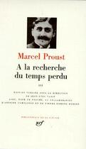 Couverture du livre « À la recherche du temps perdu Tome 3 » de Marcel Proust aux éditions Gallimard