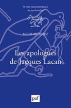 Couverture du livre « Les apologues de Jacques Lacan » de Nicolas Dissez aux éditions Puf