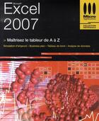 Couverture du livre « Excel 2007 » de  aux éditions Micro Application