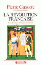 Couverture du livre « Revolution francaise » de Gaxotte/P. aux éditions Complexe