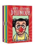 Couverture du livre « La boîte à citations d'humour ; coffret » de  aux éditions Chiflet