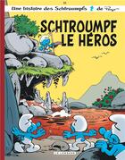 Couverture du livre « Les Schtroumpfs Tome 33 : Schtroumpf le héros » de Peyo aux éditions Lombard