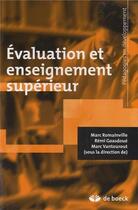 Couverture du livre « Évaluation et enseignement supérieur » de Marc Romainville aux éditions De Boeck Superieur