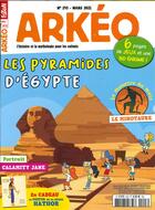 Couverture du livre « Arkeo junior n 293 - les pyramides d'egypte - mars 2021 » de  aux éditions Arkeo Junior