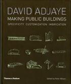 Couverture du livre « David adjaye: making public buildings » de Allison Peter aux éditions Whitechapel Gallery