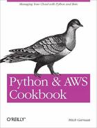 Couverture du livre « Python & AWS Cookbook » de Mitch Garnaat aux éditions O Reilly