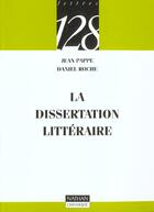 Couverture du livre « La Dissertation » de Roche et Pappe aux éditions Nathan