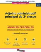 Couverture du livre « Adjoint administratif principal de 2e classe ; concours de catégorie C, concours externe, inter (édition 2021) » de  aux éditions Documentation Francaise