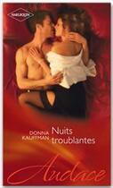 Couverture du livre « Nuits troublantes » de Donna Kauffman aux éditions Harlequin