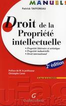 Couverture du livre « Droit de la propriété intellectuelle (2e édition) » de Patrick Tafforeau aux éditions Gualino