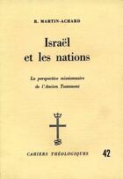 Couverture du livre « Israel et les nations » de  aux éditions Labor Et Fides