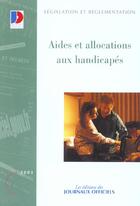 Couverture du livre « Aides et allocations aux handicapes » de  aux éditions Documentation Francaise