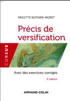 Couverture du livre « Précis de versification (3e édition) » de Brigitte Buffard-Moret aux éditions Armand Colin