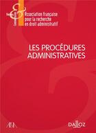 Couverture du livre « Les procédures administratives » de  aux éditions Dalloz