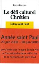 Couverture du livre « Le défi culturel chrétien selon saint Paul » de  aux éditions Tequi