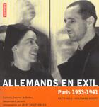 Couverture du livre « Allemands En Exil Paris 1933-1941 » de Keith Holz et Wolfgang Schopf aux éditions Autrement