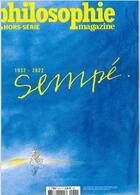 Couverture du livre « Philosophie magazine hs n 55 : sempe - 1932-2022 - oct-nov 2022 » de  aux éditions Philo Revue