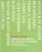 Couverture du livre « Rafael moneo theoretical anxiety and design strategies in the work of eight contemporary architects » de Rafael Moneo aux éditions Mit Press