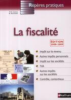 Couverture du livre « La fiscalité » de Sauvageot/Leveau aux éditions Nathan