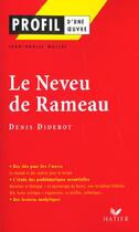 Couverture du livre « Le neveu de Rameau de Denis Didérot » de Jean-Daniel Mallet aux éditions Hatier
