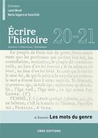 Couverture du livre « Ecrire l'histoire n 20. les mots du genre » de Florence Lotterie aux éditions Cnrs