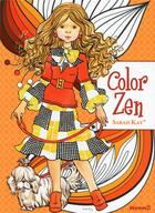 Couverture du livre « Color zen ; Sarah Kay ; orange » de  aux éditions Hemma