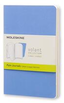 Couverture du livre « Carnet volant set de 2 pages blanches poche bleu roi » de Moleskine aux éditions Moleskine
