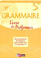 Couverture du livre « Grammaire Bordas 5e Gp 06 » de Meunier Andre aux éditions Bordas