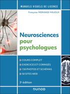 Couverture du livre « Manuel visuel de psychophysiologie (3e édition) » de Francoise Morange-Majoux aux éditions Dunod