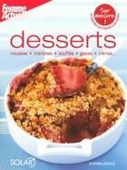 Couverture du livre « Desserts » de Stephan Lagorce aux éditions Solar