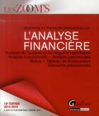 Couverture du livre « L'analyse financière ; 2014-2015 (18e édition) » de Beatrice Grandguillot et Francis Grandguillot aux éditions Gualino