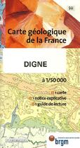 Couverture du livre « 0944p digne a plat » de  aux éditions Brgm