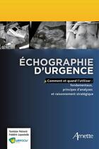 Couverture du livre « Échographie d urgence » de Petrovic et Lapost aux éditions Arnette