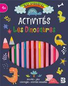 Couverture du livre « Kits d'activites manuelles - les dinosaures » de  aux éditions Le Ballon