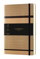 Couverture du livre « Carnet tatami grand format uni beige cappuccino » de Castelli aux éditions Castelli Milano
