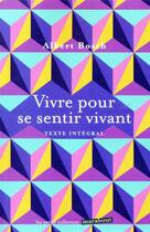 Couverture du livre « Vivre pour se sentir vivant » de Albert Bosch aux éditions Marabout