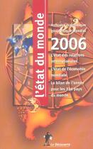 Couverture du livre « L'Etat Du Monde 2006 » de Serge Cordellier aux éditions La Decouverte