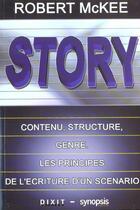 Couverture du livre « Story » de Robert Mckee aux éditions Dixit
