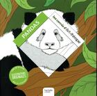 Couverture du livre « Art-thérapie ; les petits carrés : pandas » de Delanssay Cathy aux éditions Hachette Pratique