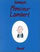 Couverture du livre « Monsieur Lambert » de Jean-Jacques Sempe aux éditions Denoel