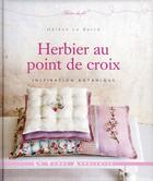 Couverture du livre « Herbier au point de croix - inspiration botanique » de Helene Le Berre aux éditions Le Temps Apprivoise