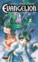 Couverture du livre « Evangelion ; neon genesis Tome 2 : le couteau et l'adolescent » de Yoshiyuki Sadamoto aux éditions Glenat