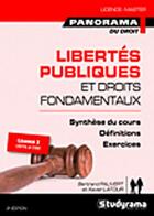 Couverture du livre « Libertés publiques et droits fondamentaux (3e édition) » de Bertrand Pauvert et Xavier Latour aux éditions Studyrama