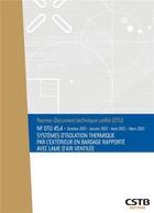 Couverture du livre « NF DTU 45.4 systèmes d'isolation thermique par l'extérieur en bardage rapporté avec lame d'air ventilée » de Collectif Cstb aux éditions Cstb